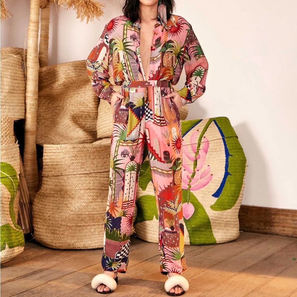 NWOT Farm Rio Jumpsuit